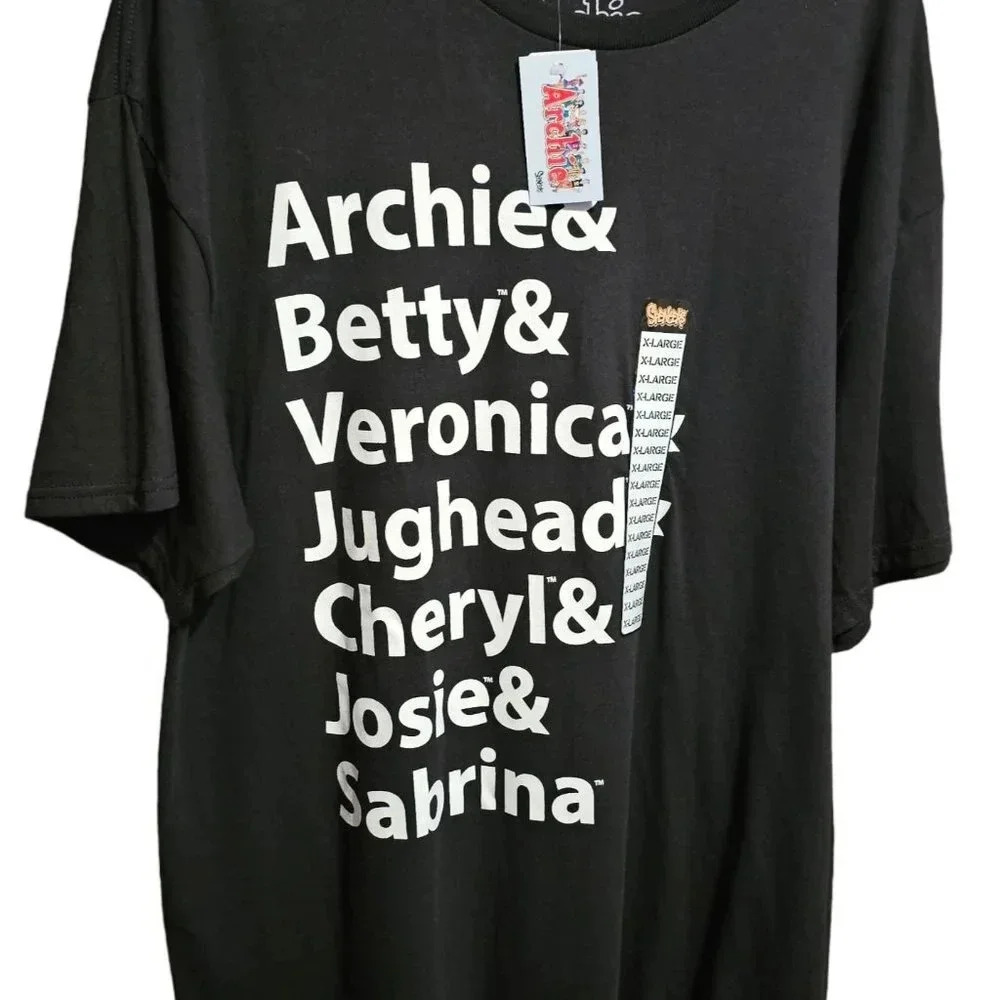 Archie Betty Veronica Jughead Cheryl Josie Sabrina Tee  XL Riverdale Com…